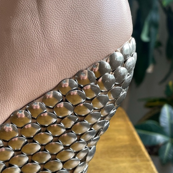 Jeffrey Campbell nude wedge heels, worn twice - Picture 2 of 3